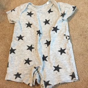 Oliver and rain organic cotton romper newborn